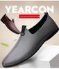Men's Genuine Leather Lightweight Casual Driving Loafers - Comfortable Slip-on Business Shoes