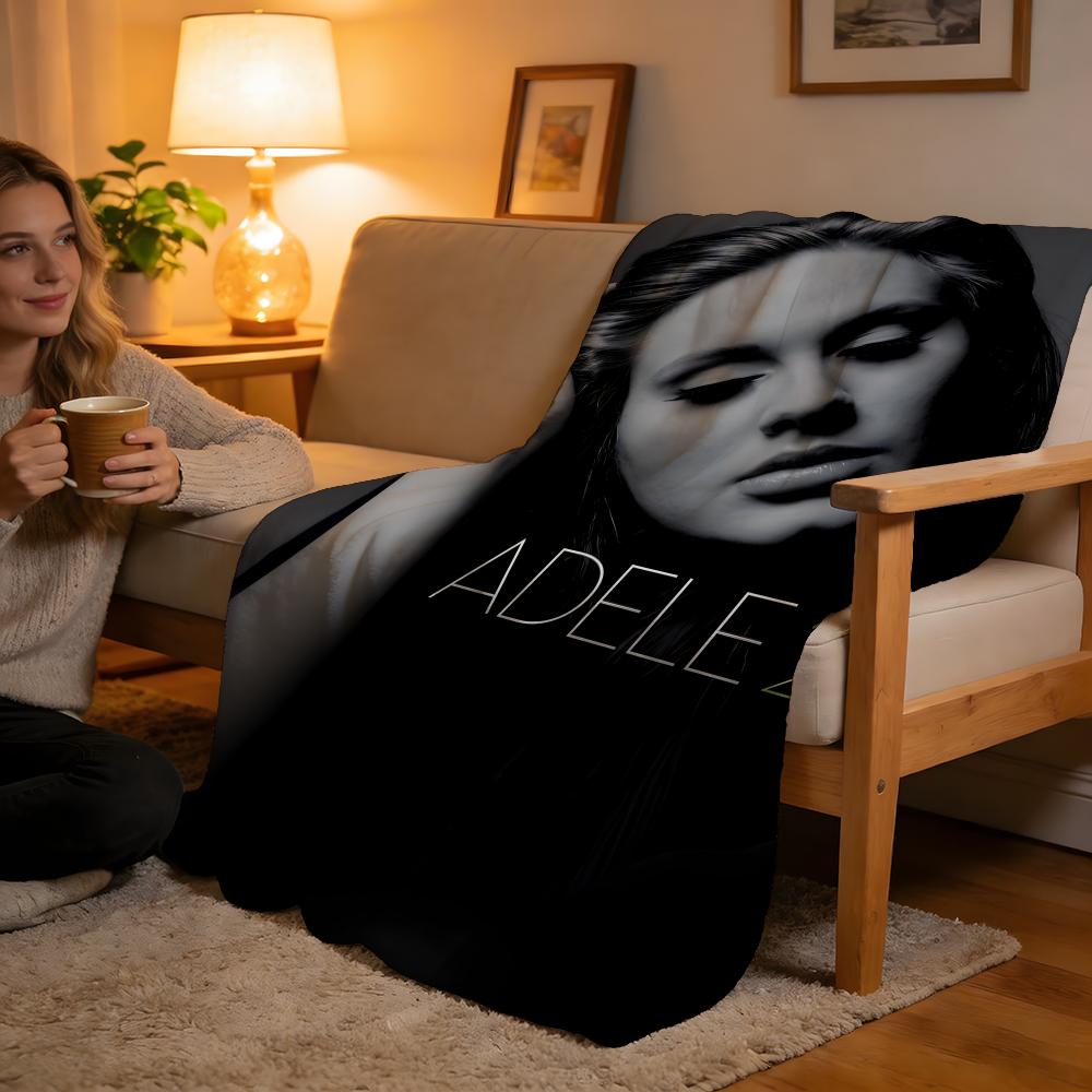 Throw High-Density Short Plush Blanket For Sofa Nap Air-Conditioned Room Soft Skin-Friendly Adele