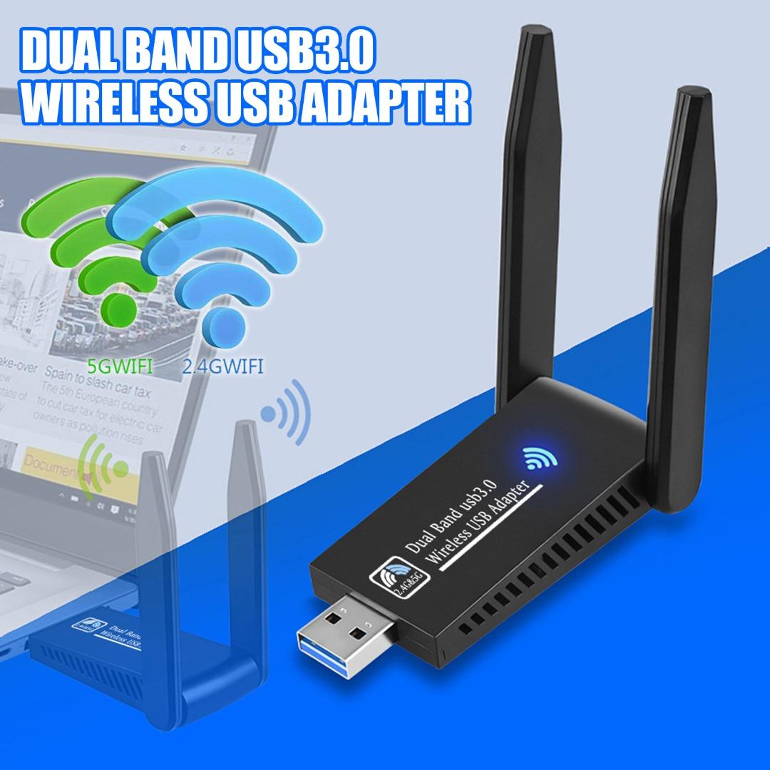 

Новая беспроводная сетевая карта Lvye, двухчастотный компьютерный USB-приемник Wi-Fi без драйверов
