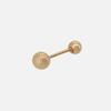 Youngglow 14k Rough Ball Piercing