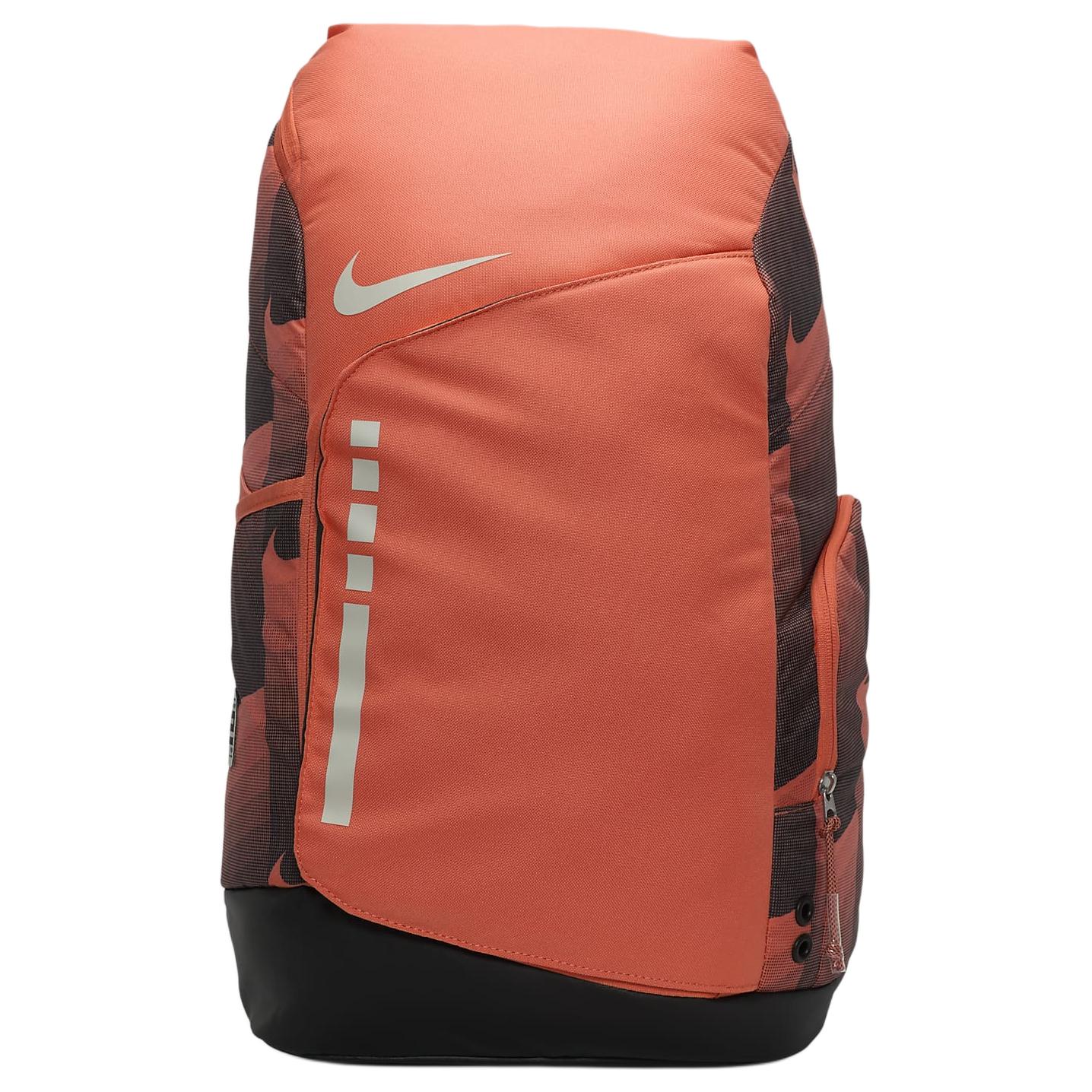 Nike 32L Sports Casual Zipper Fabric Backpack Unisex Backpack Orange FZ7311-643 Orange
