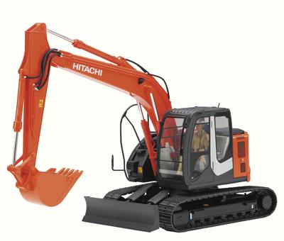 Serie di macchinari da costruzione Hasegawa Macchinari da costruzione Hitachi Escavatore idraulico ZAXIS 135US Modello in plastica WM01 1/35
