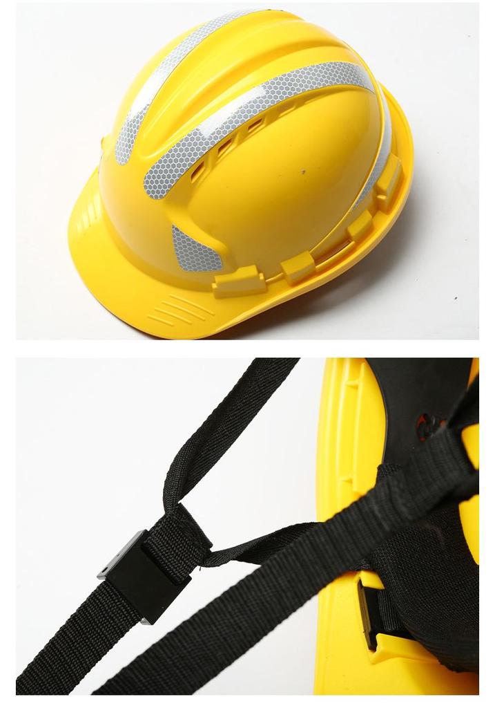 Reflective Strip ABS Insulated Safety Helmet for Construction Site