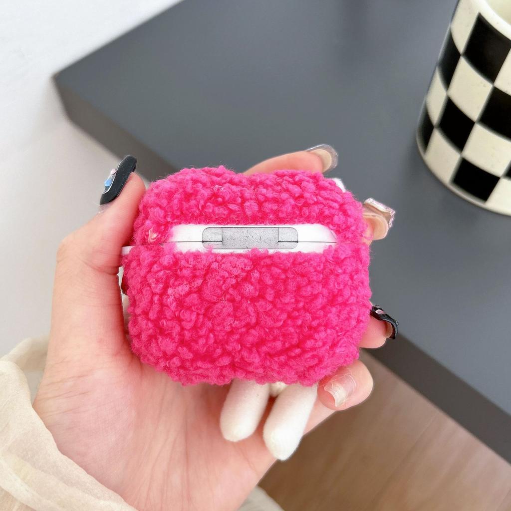 Plush cute rabbit love AirPods 1 protective case pro1 apple bluetooth 1/1 generation earphone case