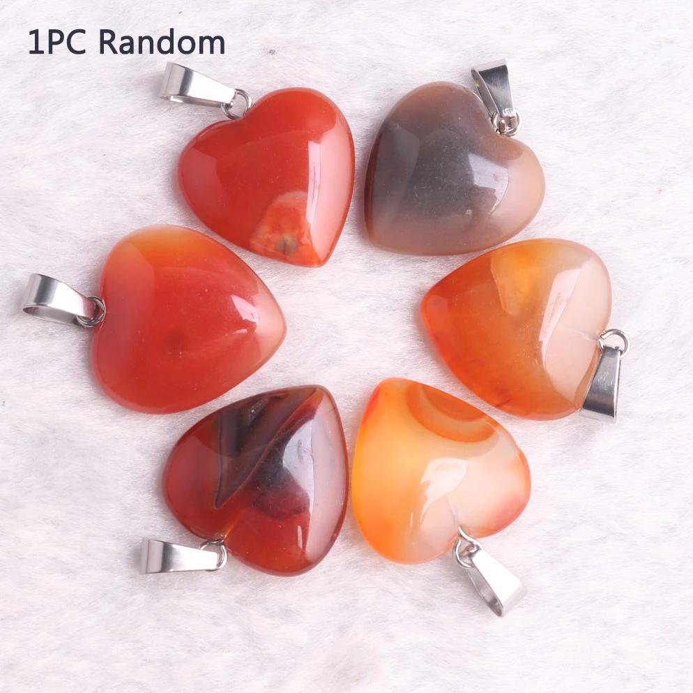 Kornelien Kristall Anhänger Naturstein Rote Achate Säulen Halskettenanhänger Heilung Kugel Pendel Dekor Handwerk Schmuckherstellung