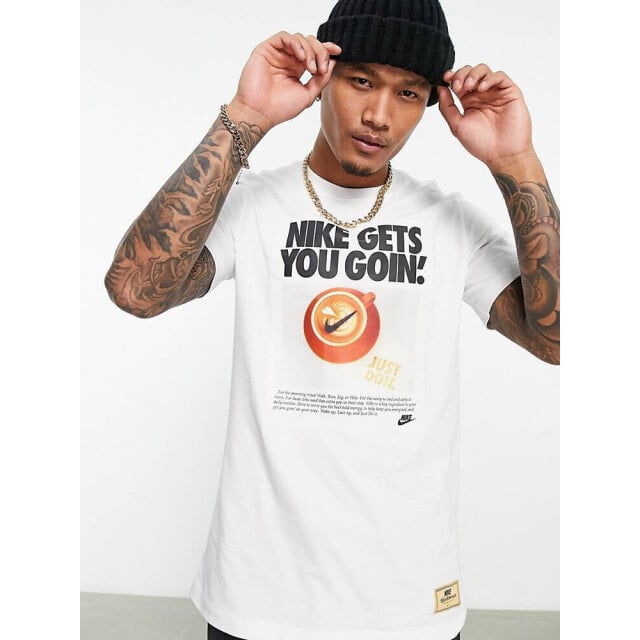 

Nike унисекс — вперед! белая футболка с рисунком