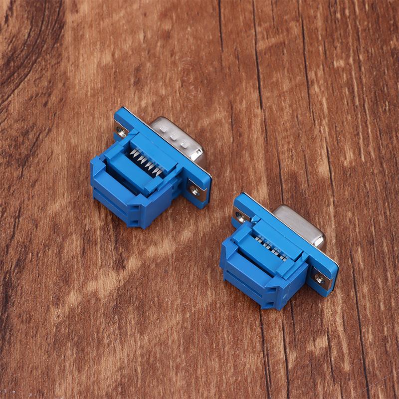5Pcs Didc Male Female Serial Port Connector Solderless Connectors Db9 Rs232 Serial To Terminal Female Male Adapter Connector