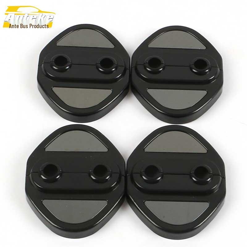 Crider Door Lock Cover Decorative Sticker & Electroplated Lock Buckle Limiter Sequins - Car Accessories