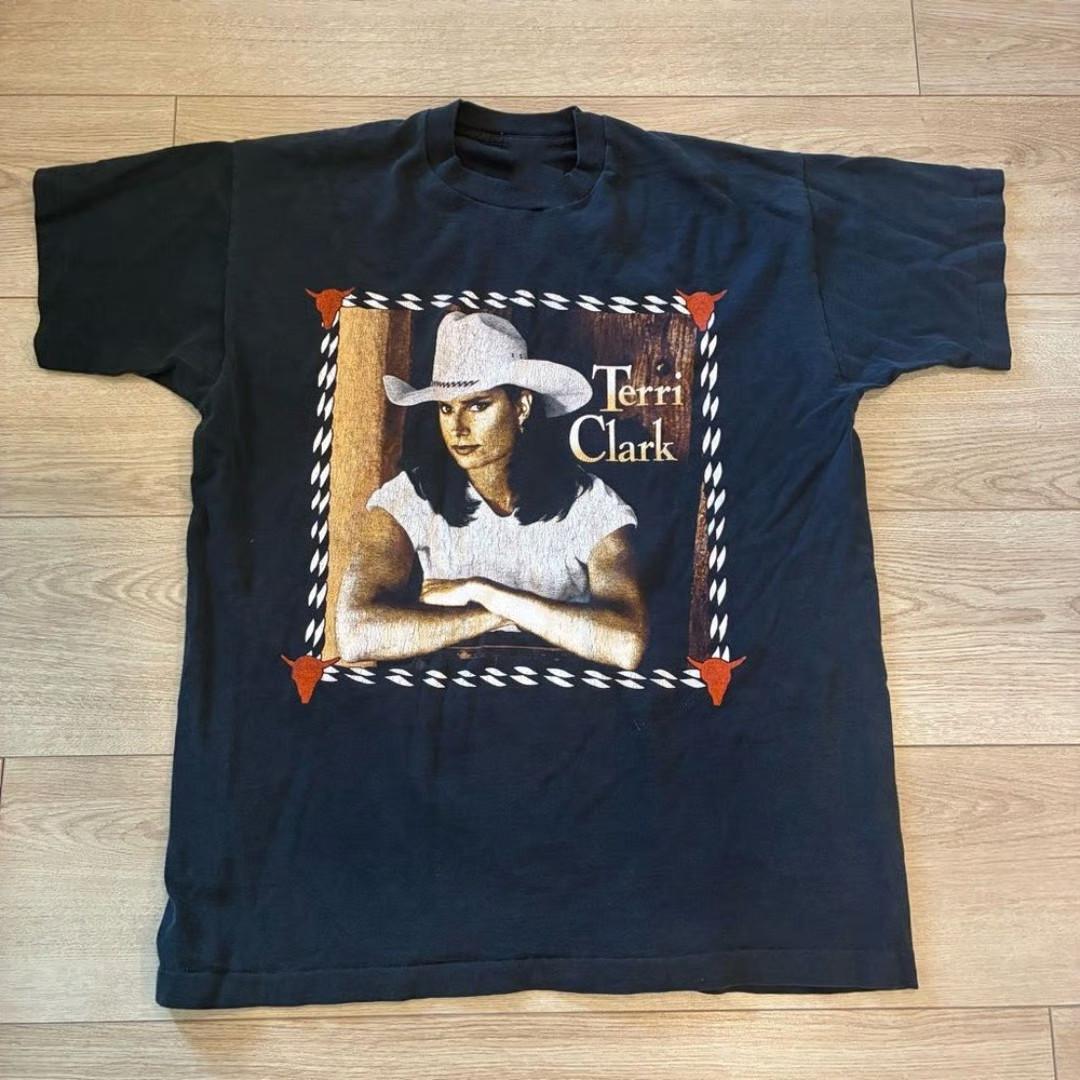 VTG Terri Clark Turbo Traditional Concert Cotton Black S-5XL T Shirt CM478 S