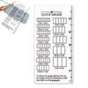 Quick Gauge Ruler No Counting Needed Stitch Gauge Transparent Stitch Measurement Tool