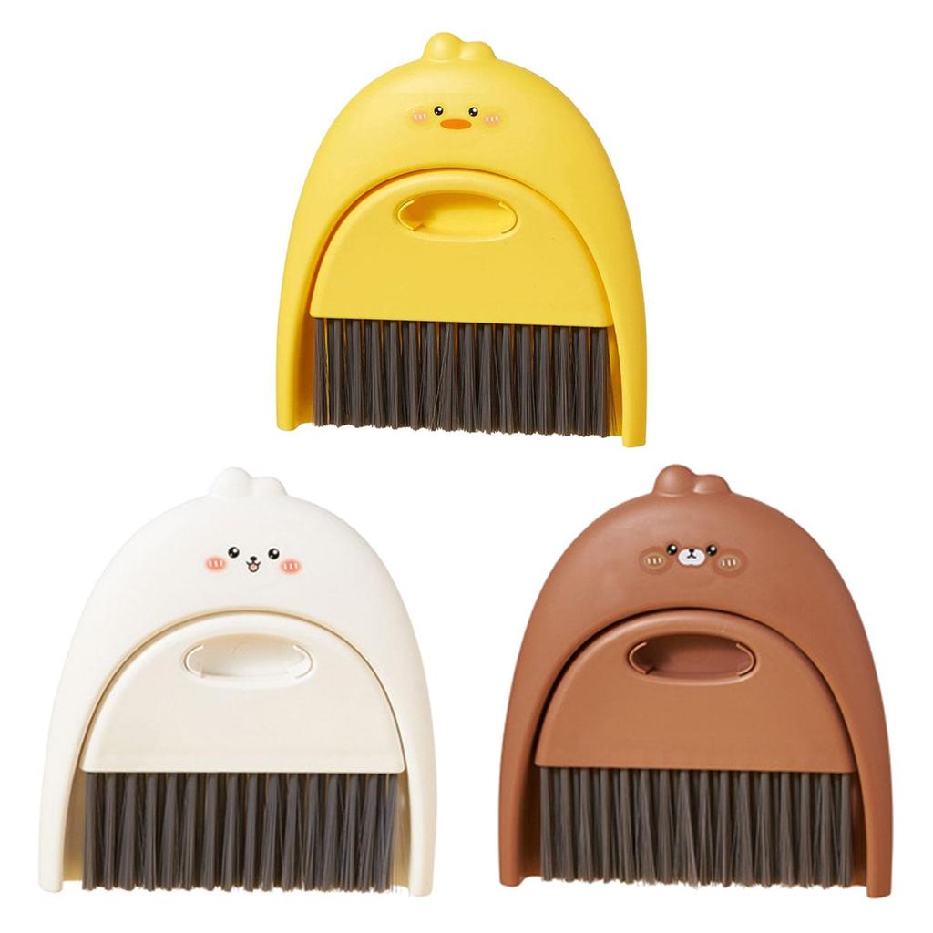 Mini Broom Dustpan Set Pretend Play Toy for Kids Toddlers Sofa Car Cleaning Fun Educational Gift Housekeeping Role Play