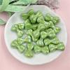 For Bracelet DIY Beading Material 9.7*17.9mm Fashion Acrylic 20pcs Dazzle Small Bow Beads Necklace Key Chain Making Pendant  Accessories