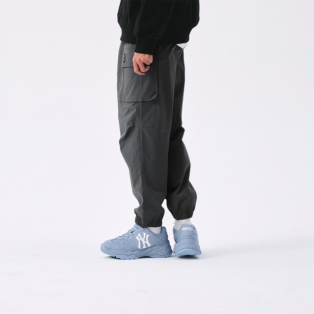 New MLB Boston Red Sox Basic Collection SS25 Casual Pants Unisex Dark Charcoal Gray 3AWPB0151-43CGD