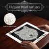 DIY Pearl Dot Painting for Adults Beginners Home Wall Decor Pearl Painting Art Kits 9.84x9.84in Without Frame