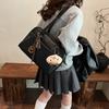 .Retro College-Style Single-Shoulder Bag, Versatile Large-Capacity Commuter Bag, Fashiable Bost Briefcase