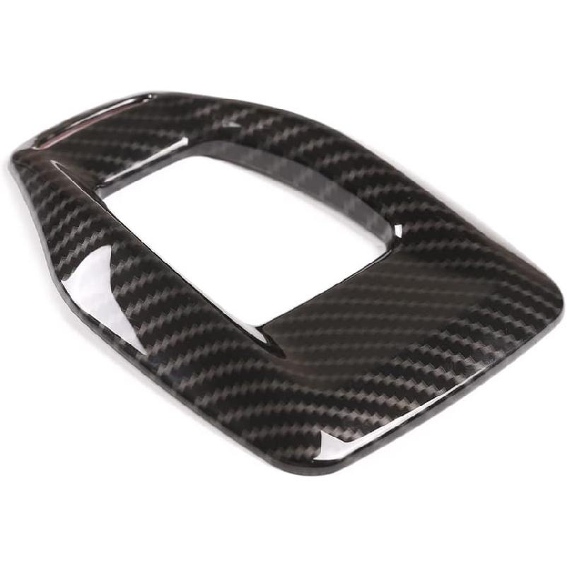 TOYCIDFG Car Gear Shift Knob Panel Cover Trim Frame for Alfa Romeo Stelvio 2020-2023 ABS Carbon Fiber Pattern Car Accessories