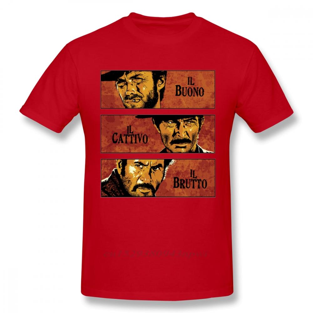 Pure Cotton Quality The Good The Bad And Ugly Graphic T Shirt For Male Il Buono Brutto Cattivo Tee Shirt Swag Unique Tshirt