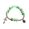 Adjustable Crosses Charm Beads Bracelets Fashionable Religious Jewelry for Men and Women