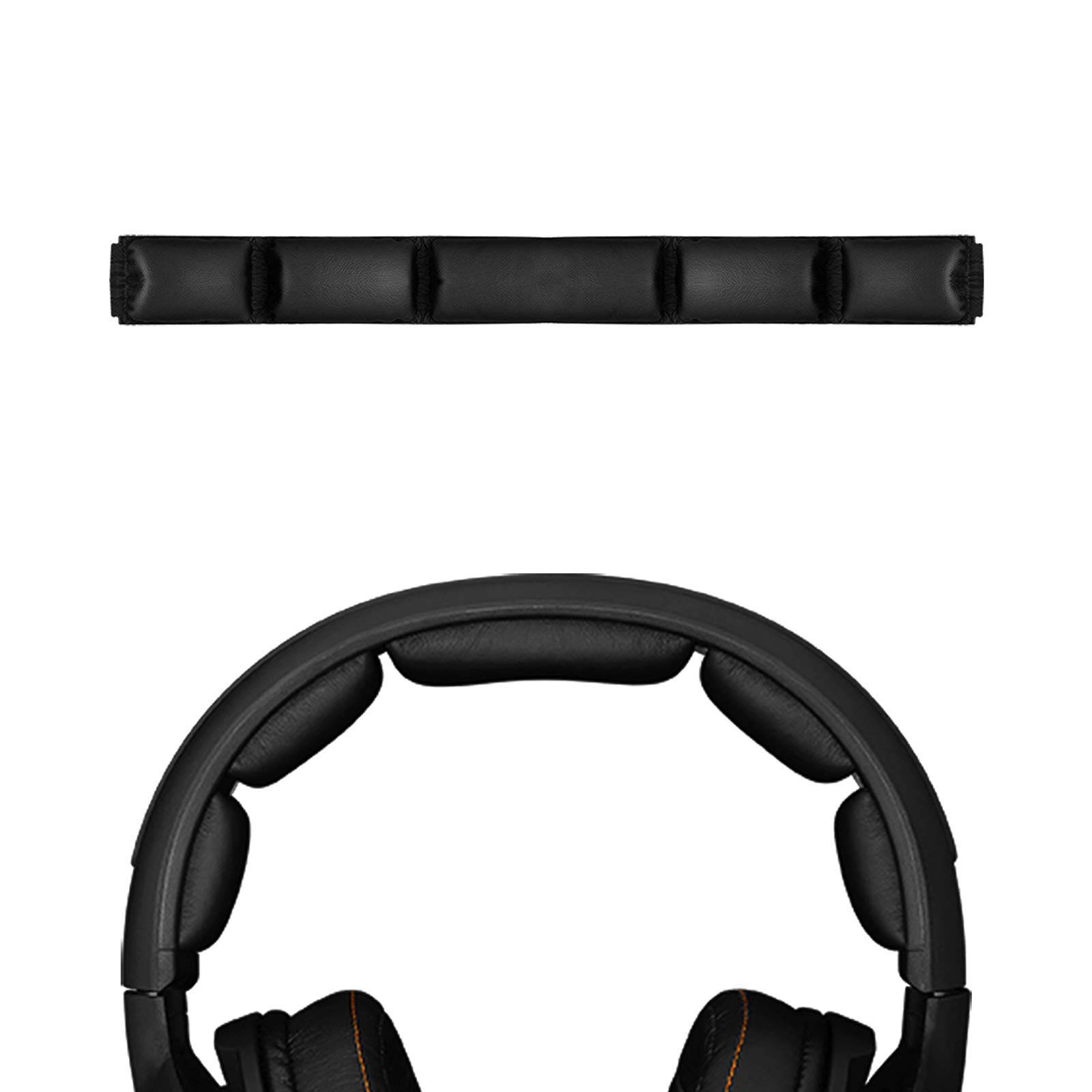 

Geekria Compatible Protein Leather Headband Cover for SteelSeries SIBERIA 800/840 Headphones - Easy Installation, No Tools Required