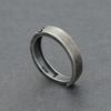 Adjustable Open Ring Couples Unisex Vintage Geometric Totem Design Plated Student Gift