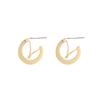 Cross Round Earring Vintage Matte Drop Earrings S925 Metal Fashion Stylish Dangle Geometric Women Jewelry