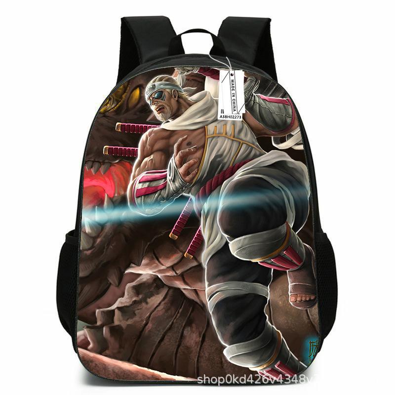 Naruto Peripheral Schoolbag Naruto Sasuke European and American Elementary and Middle School Students Backpack Cartoon Animation Computer Bag