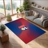 Lyon FC Soccer Football Pattern Soft Area Rug Non Slip Indoor Floor Carpet Sports Decor Mat for Bedroom
