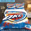 Oklahoma Sports Team 3pcs Bedding Set,Including 1pc Duvet Cover And 2pcs Pillowcases Perfect Gift for Christmas,Ideal for Bedroom, Dormitory