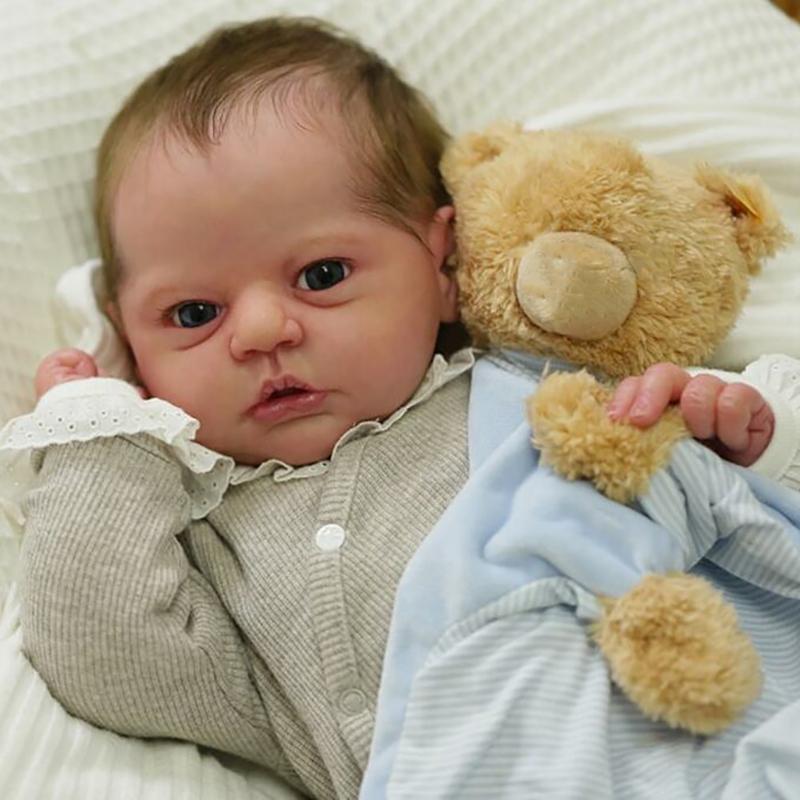 19Inch Reborn Doll Kit Evi Fresh Color Unfinished Unpainted DIY Doll Parts