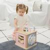 Activity Box Looping Bead Coaster Shape Matching Montessori Educational Toy Wooden 1 Year Old Gift Classic World Dream Activity Cube (CL54334)