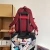 Schoolbag Korean version casual backpack large capacity student schoolbag junior high school student fashion new commuter backpack men