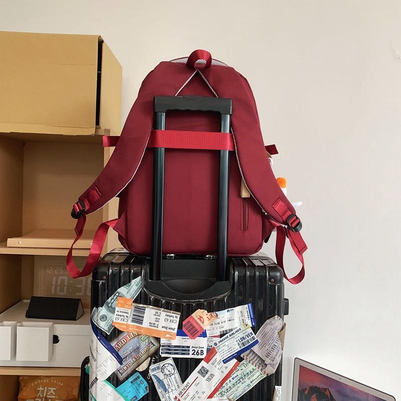 Schoolbag Korean version casual backpack large capacity student schoolbag junior high school student fashion new commuter backpack men
