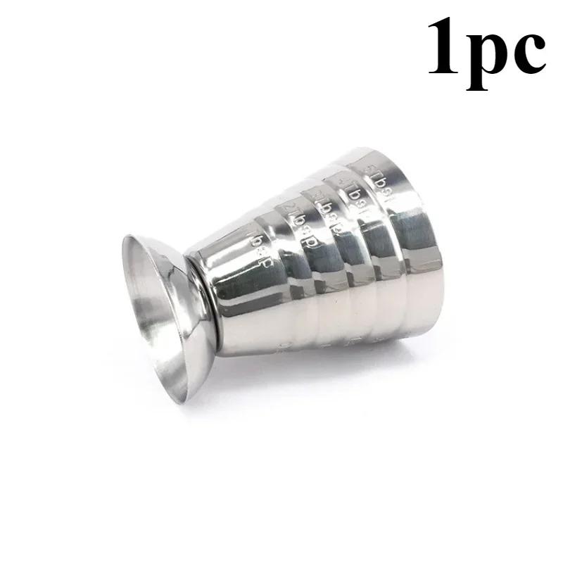 

1 шт. барный коктейльный бокал мерный стакан для смешанных напитков 75 мл шейкер для коктейлей из нержавеющей стали 3 в 1 мерный джиггер барные аксессуары для вечеринок