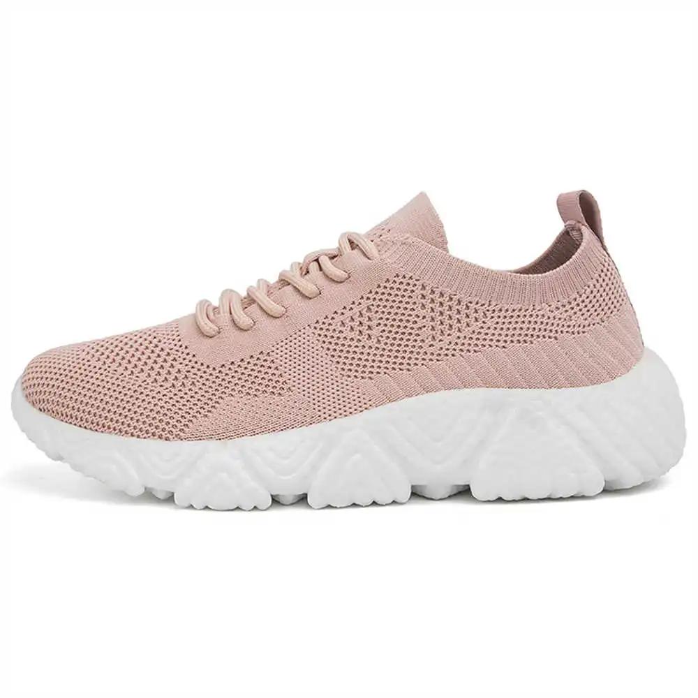 FashionKnitted Mash Bascket Spring Shoes For Women Hiphop Sneakers Sport Promo Universal Brand Low Cost Tnis Trending Products