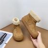 Lamb Wool Snow Boots Women's New Winter Piled Thickened Thick-soled Non-slip Warm Short Boots