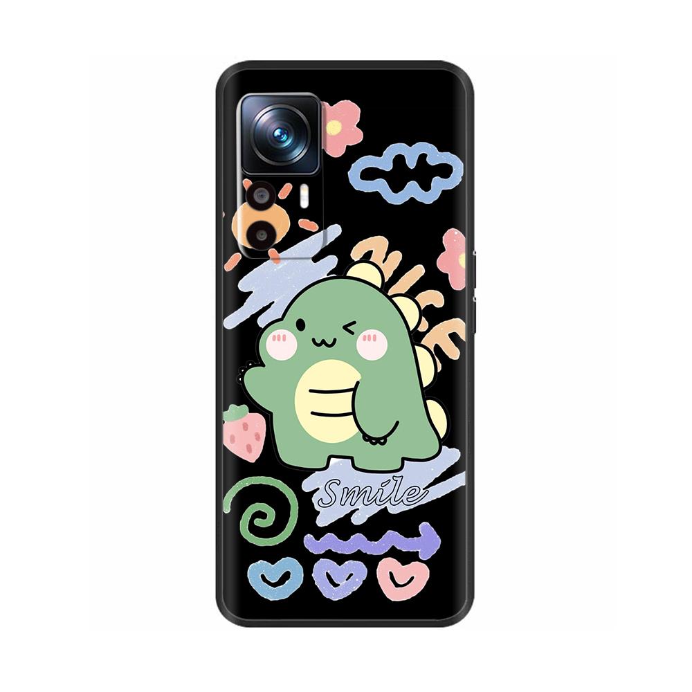 Silicone Matte Durable Back Cover For Xiaomi Mi 12T Pro Cartoon Protection Shell Phone Case For Xiaomi Mi12 12T Pro 12s Fundas