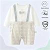 Unisex Baby Langarm Baumwoll-Strampler - Sommer Krabbel- & Hausanzug
