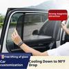For Volvo XC60 MK1 2009~2017 2010 2011 2012 2016 Magnetic Window Curtains Sunshade Shading Privacy Shading Visor Car Auto Part