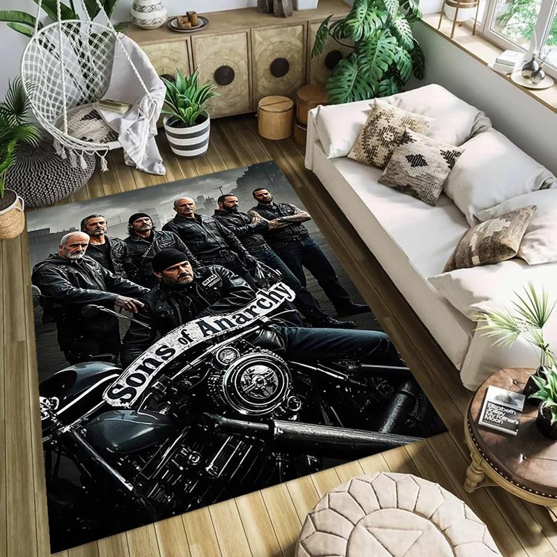 Sons Anarchy: Brotherhood Rebellion carpet floor mats Doormat Art Christmas gifts Dormitory decoration