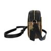 Coach Crossbody Bag Jamie 19 Zipper Closure Internal Multi-function Pocket Dual Card Slots Signature Coated Canvas and Smooth Leather Small Women's