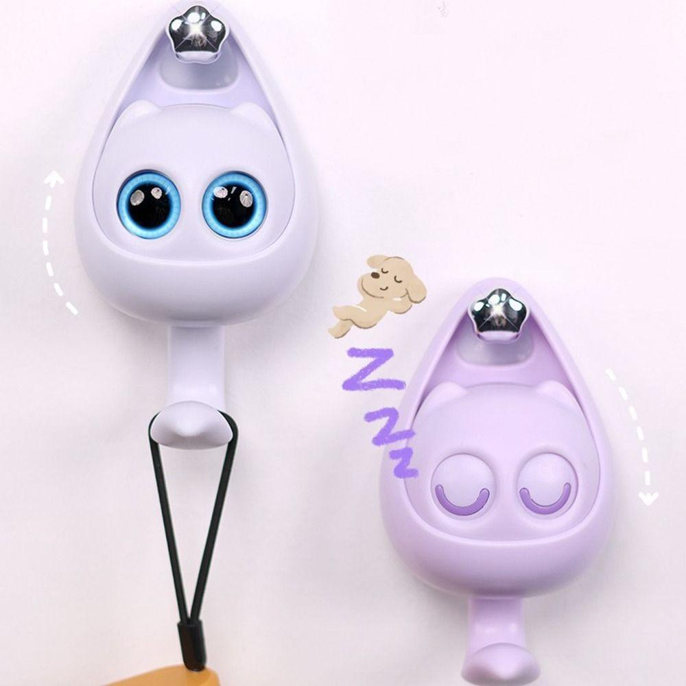Household Creative Cat Hooks Will Blinking Eyes Cute Sundry Storage Hangers Girl Heart Macaron Strong Sticky Hooks