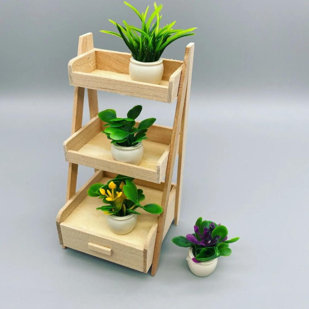 Möbel Topfpflanzen Miniatur Künstlich Winziges Bonsai-Modell Mini-Blumentopf Falsch Im Topf Möbel Wohnaccessoires