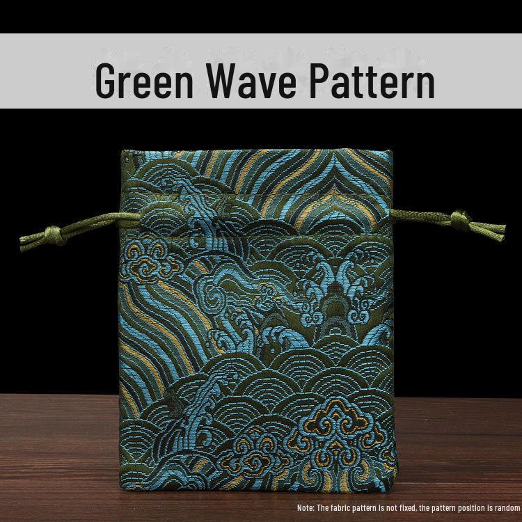 "Chinese Brocade Jewelry Drawstring Gift Bag"