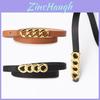 Pp Material Womens Fashion Belt With Alloy Buckle For Casual And Office Wear