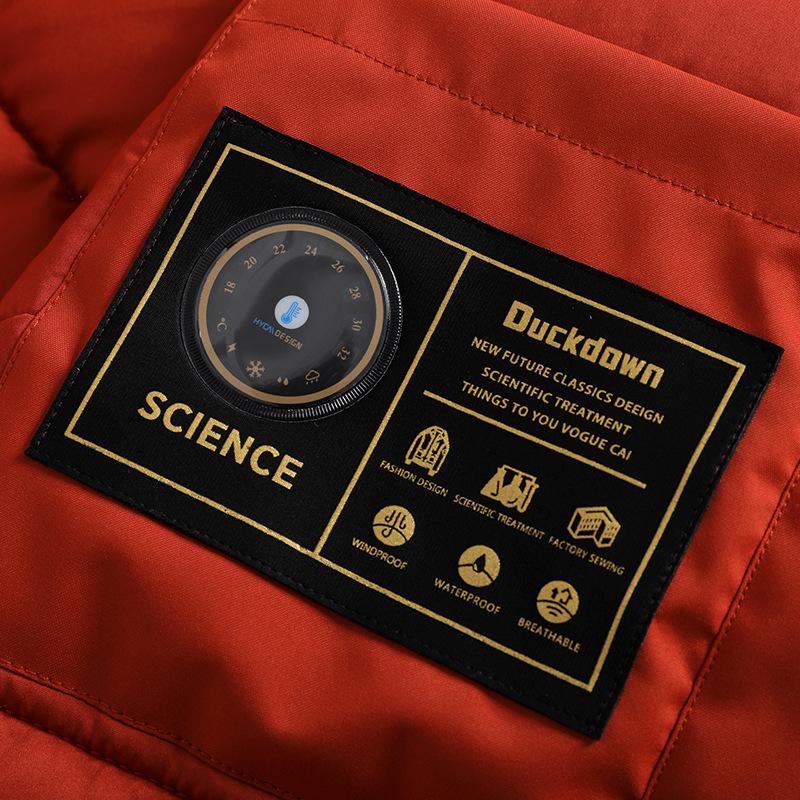 Unisex Graphene Windproof Jacket: Thick, Warm, Solid Color for Outdoor Sports & Mountaineering