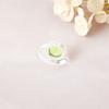 925 Sterling Silver Peridot Gemstone Handmade Jewelry Ring For Engagement Gift RR-53-13