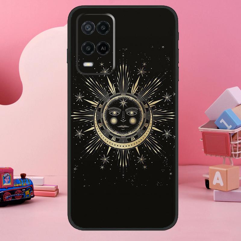 

СУН И МУН Мистический Зодиак Чехол Для Oppo A78 A38 A18 A98 A58 A60 A80 A40 A96 A76 A16 A94 A74 A54 A15 A17 A57 A77 A5 Pro OPPO A74 5G