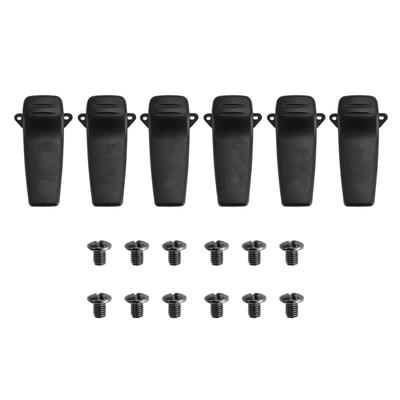 Clip de curea radio cu 2 căi, 6 buc. Clip de curea de schimb profesional pentru baterie BP 210 pentru IC A6 IC A6E IC