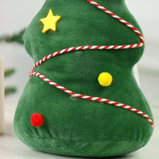 Weihnachts Pilz Plüschtier Weihnachtsbaum Plüschtier Kranz Schokoladenkuchen Stoffpuppe Feiertagsparty Heimdekoration Festivalgeschenk