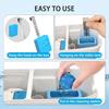 Silicone Toilet Tank Cleaning Tablet Holder Toilet Bleach Tablet Storage Rack  Bowl Cleaner Storage